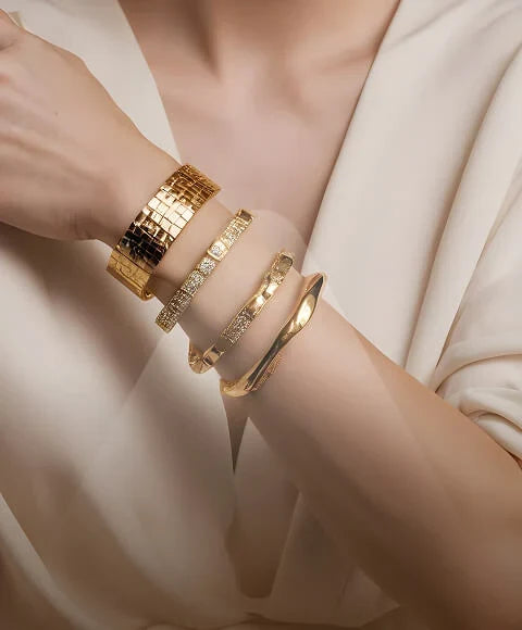 Women's Bracelets in golden grace